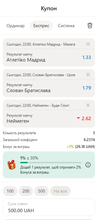 Типы ставок в Топматч БК