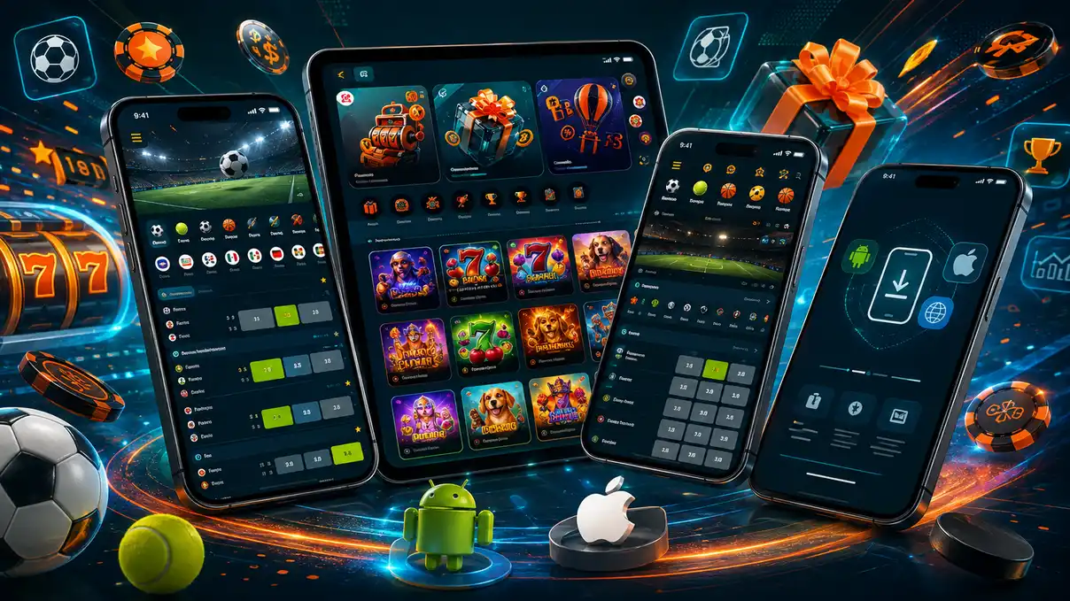 Приложение и PWA-версия казино и БК TopMatch для Android и iOS